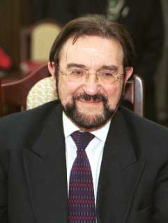 Herman de Croo, przewodnicz�cy Izby Reprezentant�w Kr�lestwa Belgii