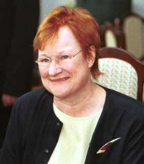 Prezydent Republiki Finlandii Tarja Halonen