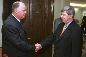 Wicemarsza�ek M. Tyrna i minister E. Kukan