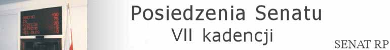 Posiedzenia Senatu